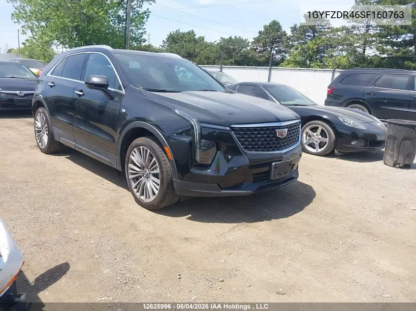 2025 Cadillac Xt4 Premium Luxury VIN: 1GYFZDR46SF160763 Lot: 12625996