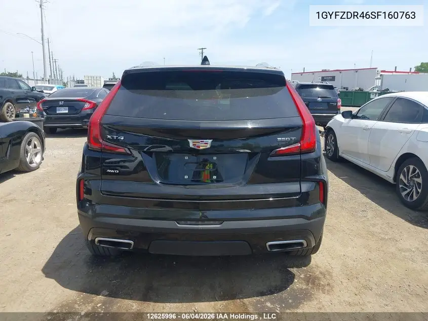 2025 Cadillac Xt4 Premium Luxury VIN: 1GYFZDR46SF160763 Lot: 12625996