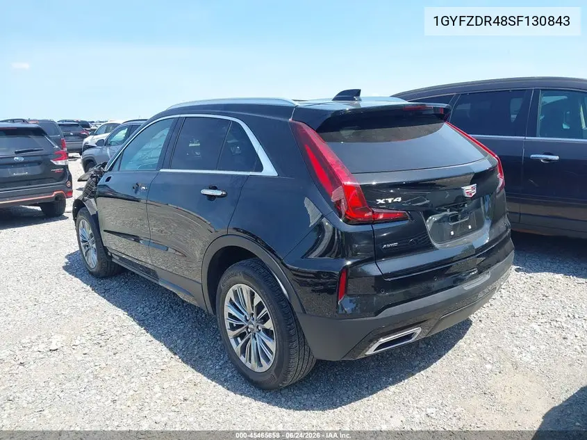 2025 Cadillac Xt4 Awd Premium Luxury VIN: 1GYFZDR48SF130843 Lot: 45465658