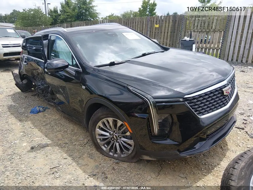 2025 Cadillac Xt4 Fwd Premium Luxury VIN: 1GYFZCR48SF150617 Lot: 45551257
