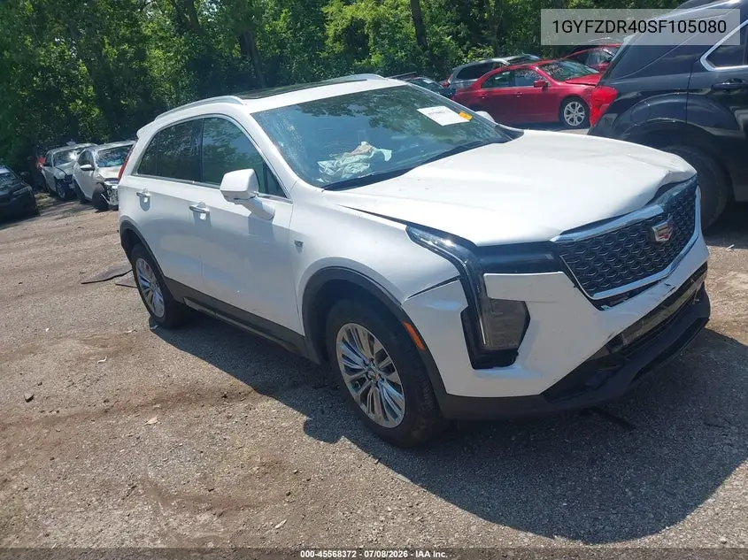 2025 Cadillac Xt4 Awd Premium Luxury VIN: 1GYFZDR40SF105080 Lot: 45568372