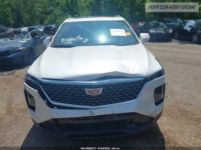 2025 Cadillac Xt4 Awd Premium Luxury VIN: 1GYFZDR40SF105080 Lot: 45568372