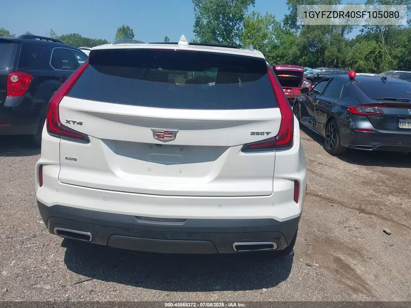 2025 Cadillac Xt4 Awd Premium Luxury VIN: 1GYFZDR40SF105080 Lot: 45568372