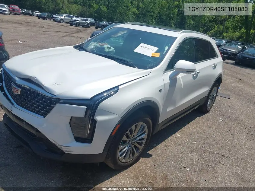 2025 Cadillac Xt4 Awd Premium Luxury VIN: 1GYFZDR40SF105080 Lot: 45568372
