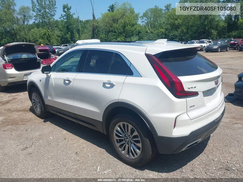 2025 Cadillac Xt4 Awd Premium Luxury VIN: 1GYFZDR40SF105080 Lot: 45568372