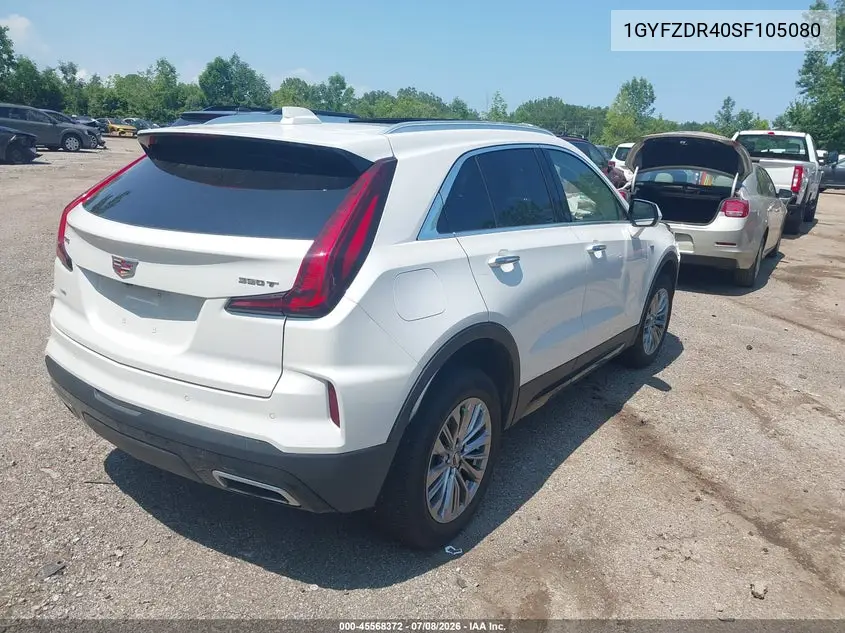2025 Cadillac Xt4 Awd Premium Luxury VIN: 1GYFZDR40SF105080 Lot: 45568372