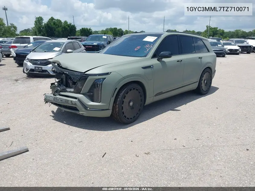 2026 Cadillac Vistiq Premium Luxury VIN: 1GYC3MML7TZ710071 Lot: 45611137