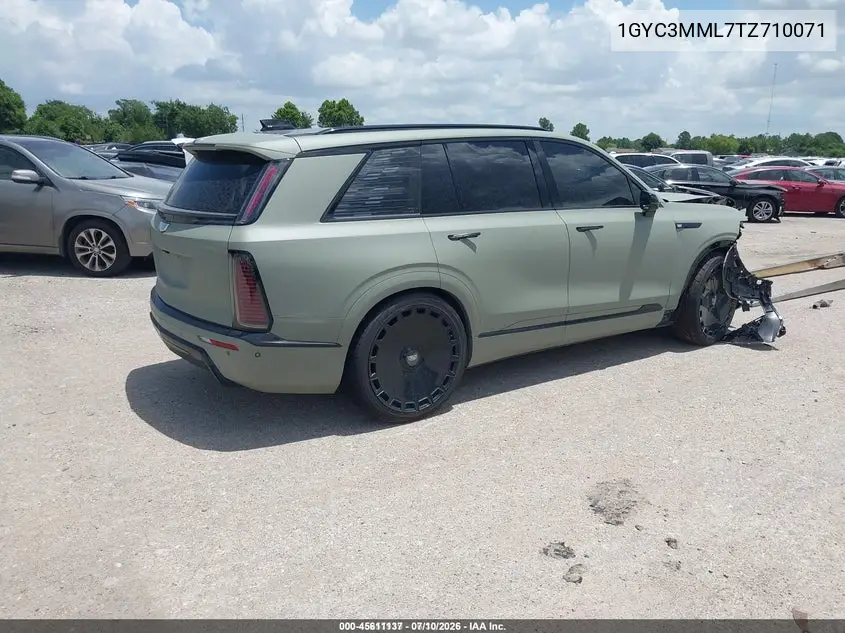 2026 Cadillac Vistiq Premium Luxury VIN: 1GYC3MML7TZ710071 Lot: 45611137