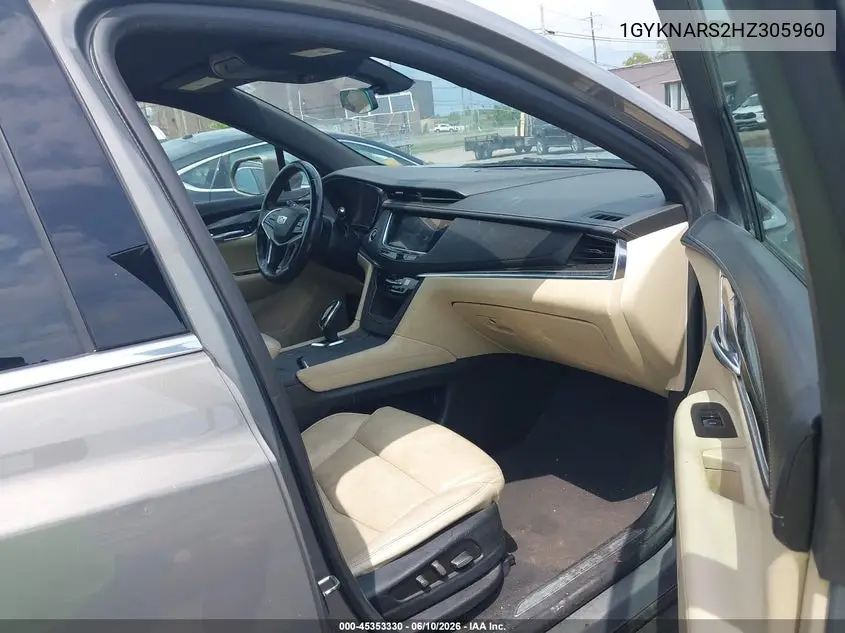 2017 Cadillac Xt5 VIN: 1GYKNARS2HZ305960 Lot: 45353330