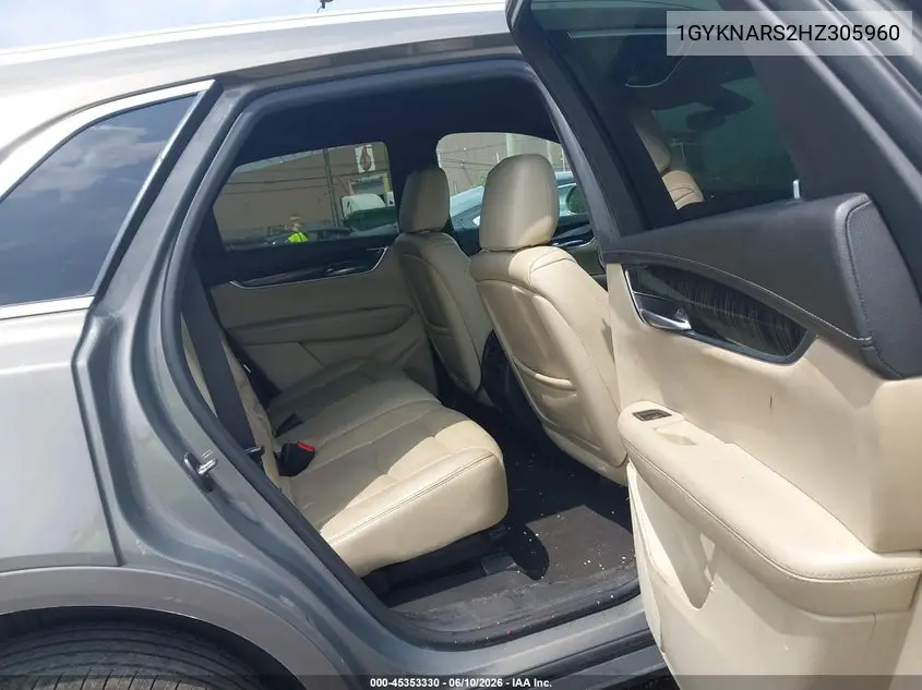 2017 Cadillac Xt5 VIN: 1GYKNARS2HZ305960 Lot: 45353330