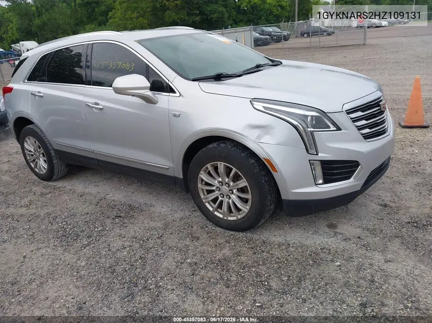 2017 Cadillac Xt5 Standard VIN: 1GYKNARS2HZ109131 Lot: 45357083