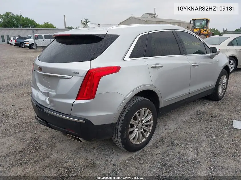2017 Cadillac Xt5 Standard VIN: 1GYKNARS2HZ109131 Lot: 45357083