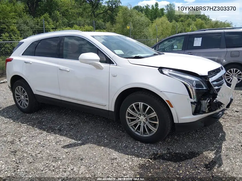 2017 Cadillac Xt5 Luxury VIN: 1GYKNBRS7HZ303370 Lot: 45386279