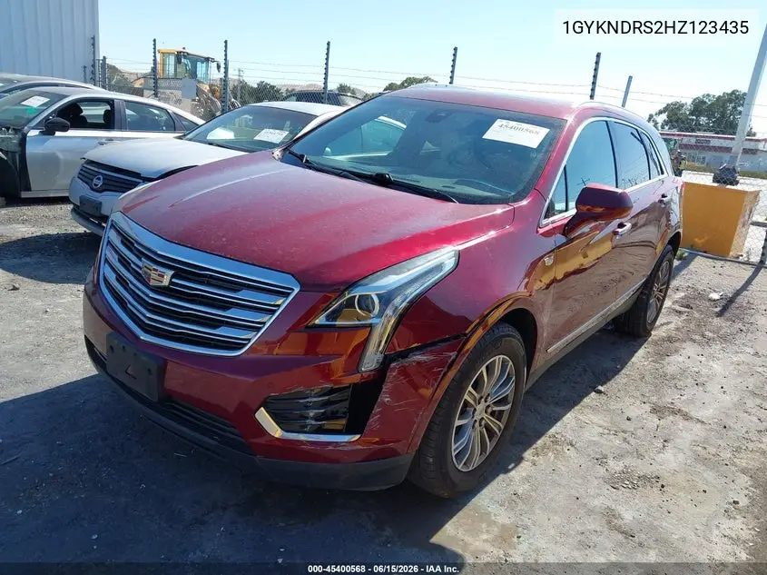 2017 Cadillac Xt5 Luxury VIN: 1GYKNDRS2HZ123435 Lot: 45400568
