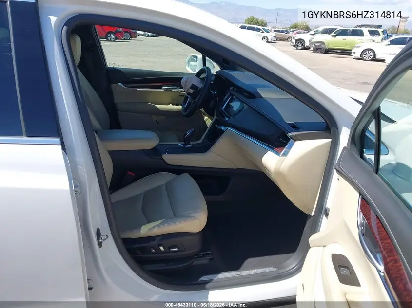 2017 Cadillac Xt5 Luxury VIN: 1GYKNBRS6HZ314814 Lot: 45433110