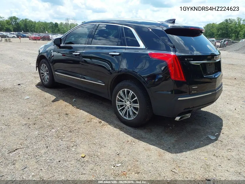 2017 Cadillac Xt5 Luxury VIN: 1GYKNDRS4HZ224623 Lot: 45467696