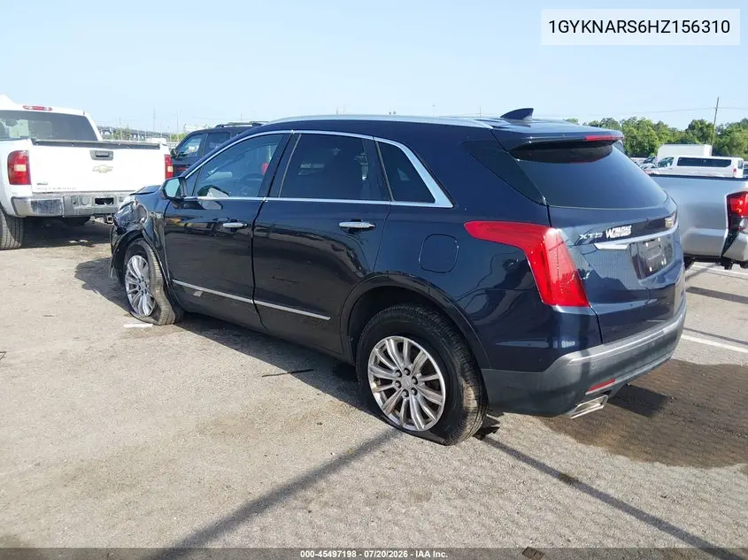 2017 Cadillac Xt5 Standard VIN: 1GYKNARS6HZ156310 Lot: 45497198