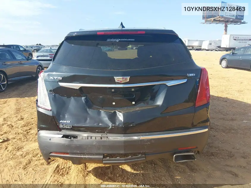 2017 Cadillac Xt5 Luxury VIN: 1GYKNDRSXHZ128463 Lot: 45506131