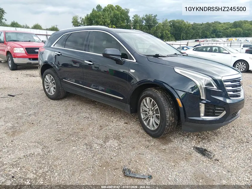 2017 Cadillac Xt5 Luxury VIN: 1GYKNDRS5HZ245500 Lot: 45515147