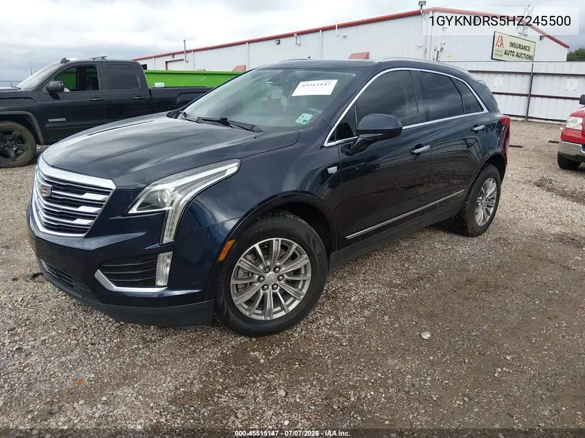 2017 Cadillac Xt5 Luxury VIN: 1GYKNDRS5HZ245500 Lot: 45515147