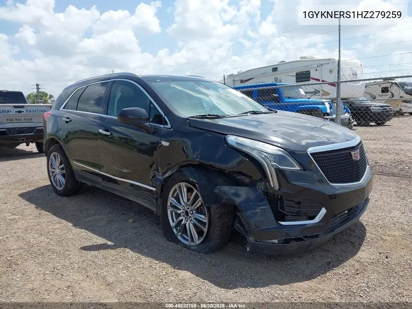 2017 Cadillac Xt5 Premium Luxury VIN: 1GYKNERS1HZ279259 Lot: 45522158