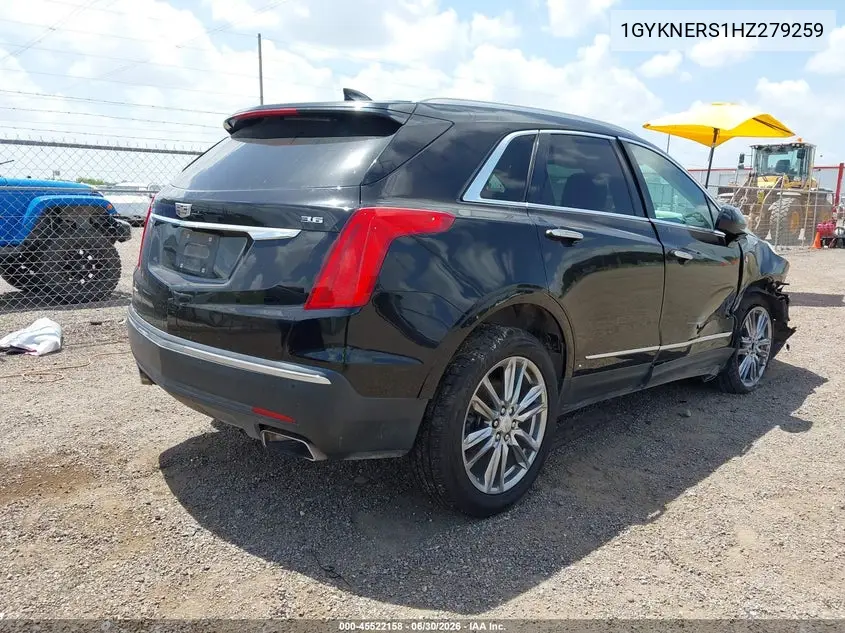 2017 Cadillac Xt5 Premium Luxury VIN: 1GYKNERS1HZ279259 Lot: 45522158