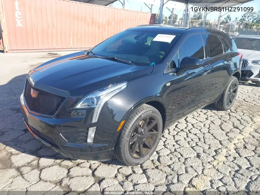 2017 Cadillac Xt5 Luxury VIN: 1GYKNBRS1HZ291099 Lot: 45523321