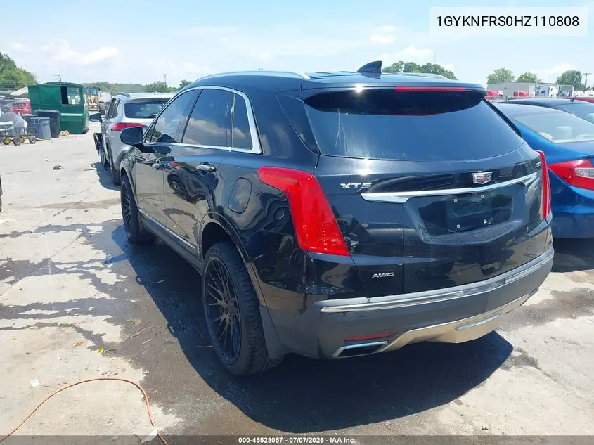 2017 Cadillac Xt5 Platinum VIN: 1GYKNFRS0HZ110808 Lot: 45528057