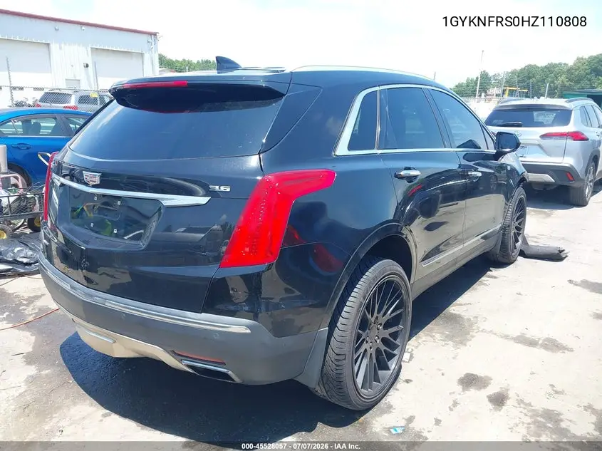 2017 Cadillac Xt5 Platinum VIN: 1GYKNFRS0HZ110808 Lot: 45528057