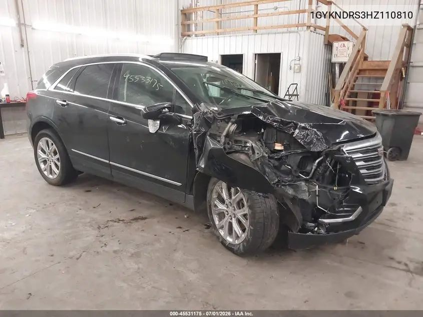 2017 Cadillac Xt5 Luxury VIN: 1GYKNDRS3HZ110810 Lot: 45531175