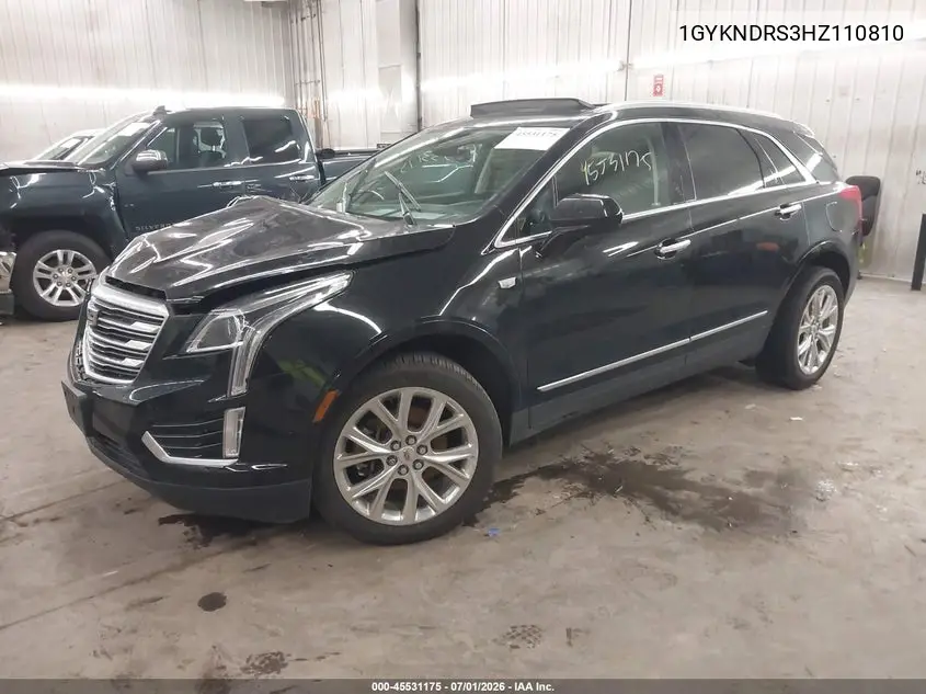 2017 Cadillac Xt5 Luxury VIN: 1GYKNDRS3HZ110810 Lot: 45531175