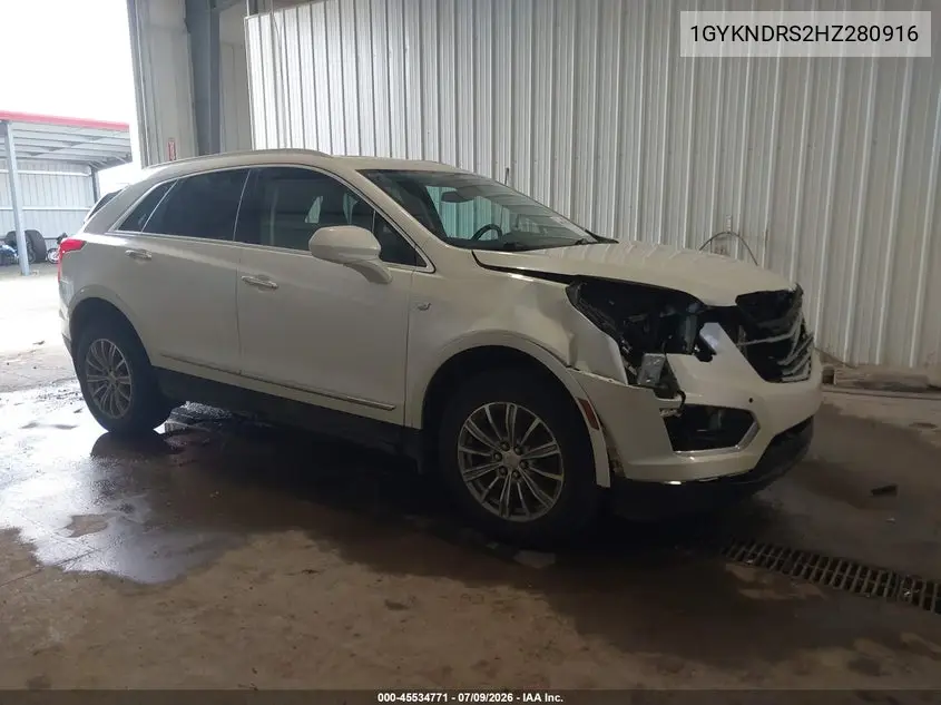 2017 Cadillac Xt5 Luxury VIN: 1GYKNDRS2HZ280916 Lot: 45534771
