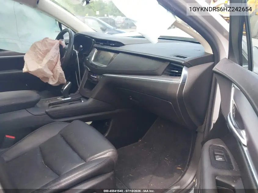 2017 Cadillac Xt5 Luxury VIN: 1GYKNDRS6HZ242654 Lot: 45541540