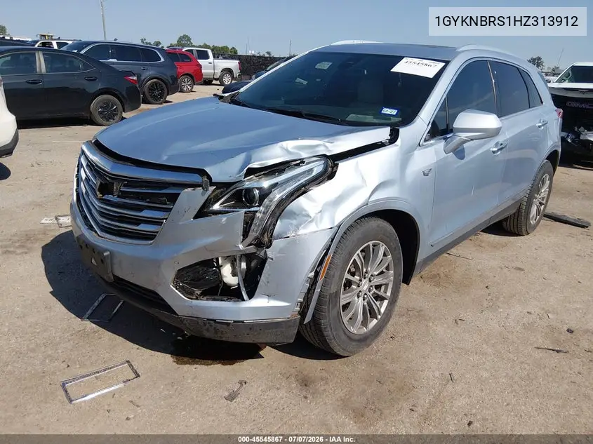 2017 Cadillac Xt5 Luxury VIN: 1GYKNBRS1HZ313912 Lot: 45545867