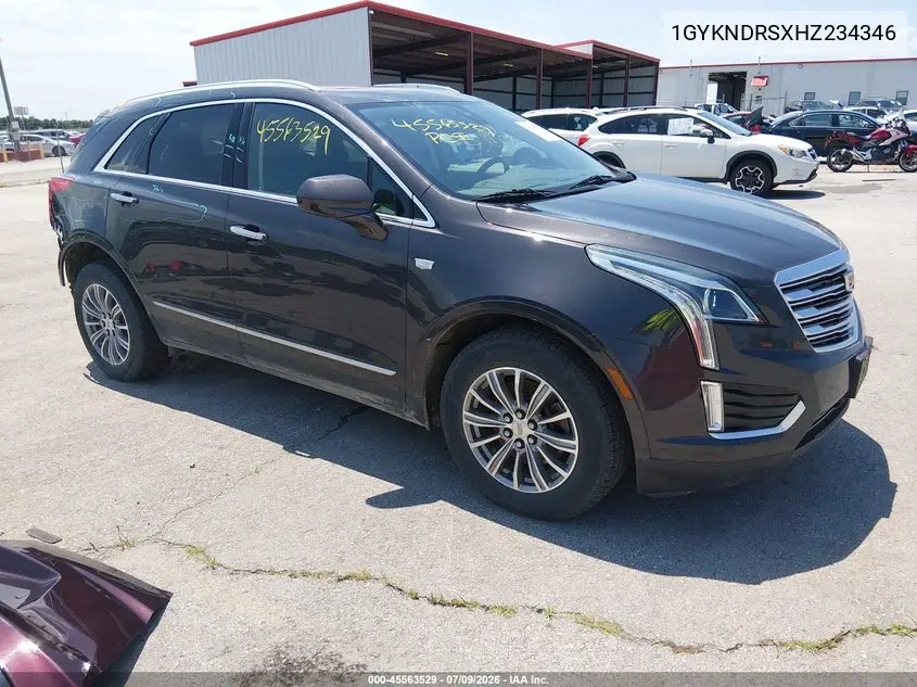 2017 Cadillac Xt5 Luxury VIN: 1GYKNDRSXHZ234346 Lot: 45563529