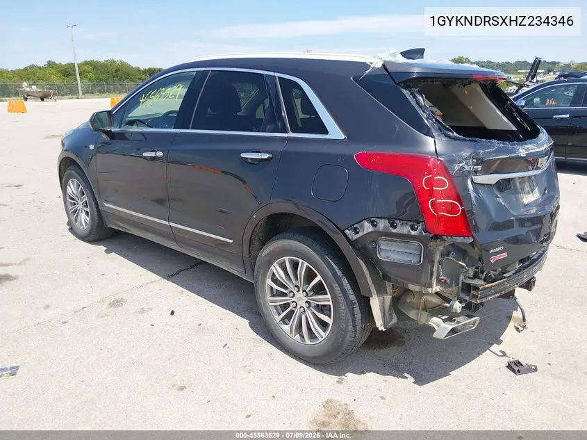 2017 Cadillac Xt5 Luxury VIN: 1GYKNDRSXHZ234346 Lot: 45563529