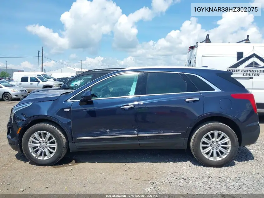 2017 Cadillac Xt5 Standard VIN: 1GYKNARS8HZ302075 Lot: 45563868