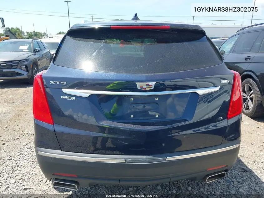 2017 Cadillac Xt5 Standard VIN: 1GYKNARS8HZ302075 Lot: 45563868