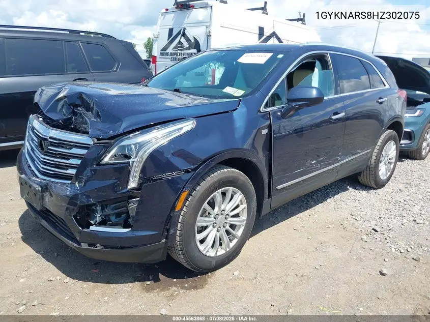 2017 Cadillac Xt5 Standard VIN: 1GYKNARS8HZ302075 Lot: 45563868