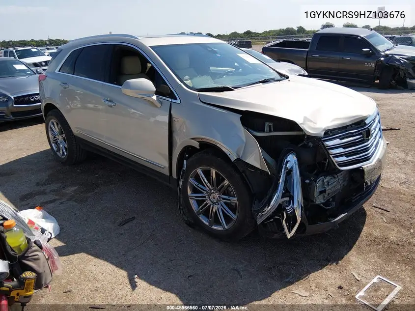 2017 Cadillac Xt5 Premium Luxury VIN: 1GYKNCRS9HZ103676 Lot: 45566560