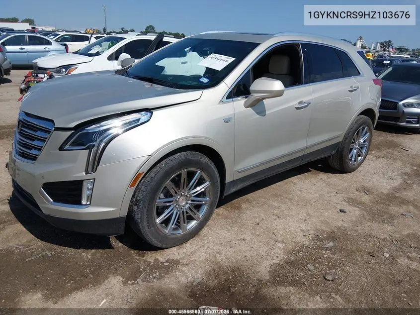 2017 Cadillac Xt5 Premium Luxury VIN: 1GYKNCRS9HZ103676 Lot: 45566560