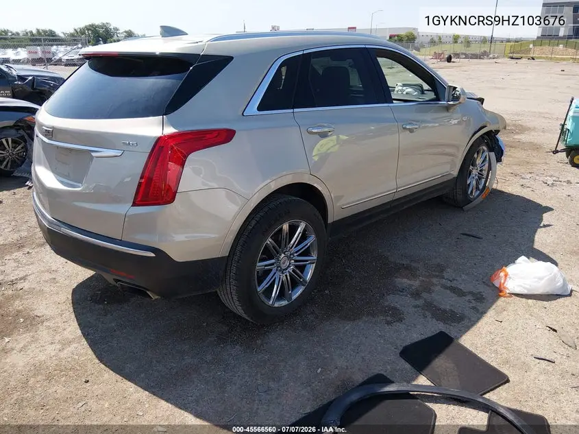 2017 Cadillac Xt5 Premium Luxury VIN: 1GYKNCRS9HZ103676 Lot: 45566560