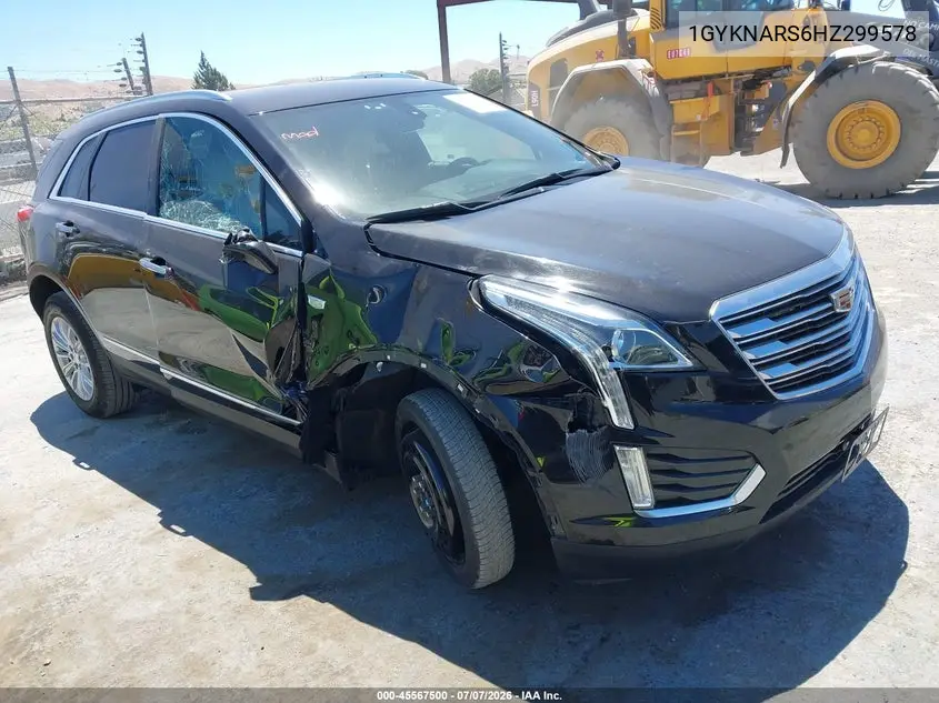 2017 Cadillac Xt5 Standard VIN: 1GYKNARS6HZ299578 Lot: 45567500