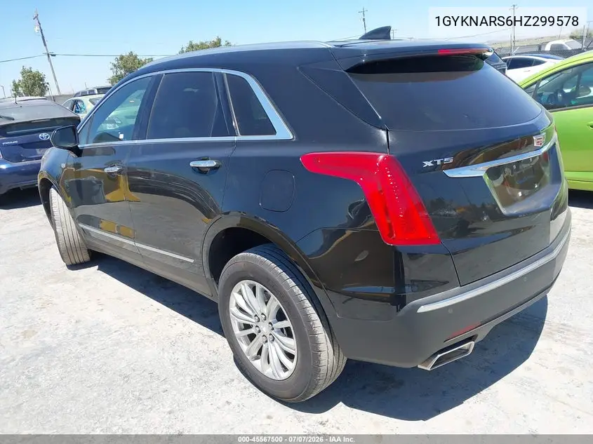 2017 Cadillac Xt5 Standard VIN: 1GYKNARS6HZ299578 Lot: 45567500