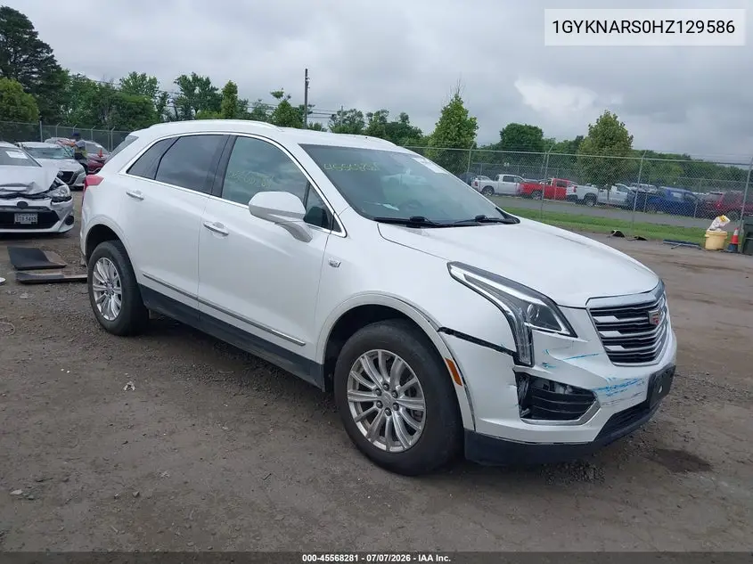 2017 Cadillac Xt5 Standard VIN: 1GYKNARS0HZ129586 Lot: 45568281