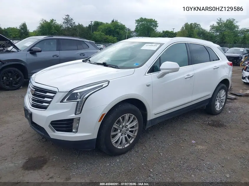2017 Cadillac Xt5 Standard VIN: 1GYKNARS0HZ129586 Lot: 45568281