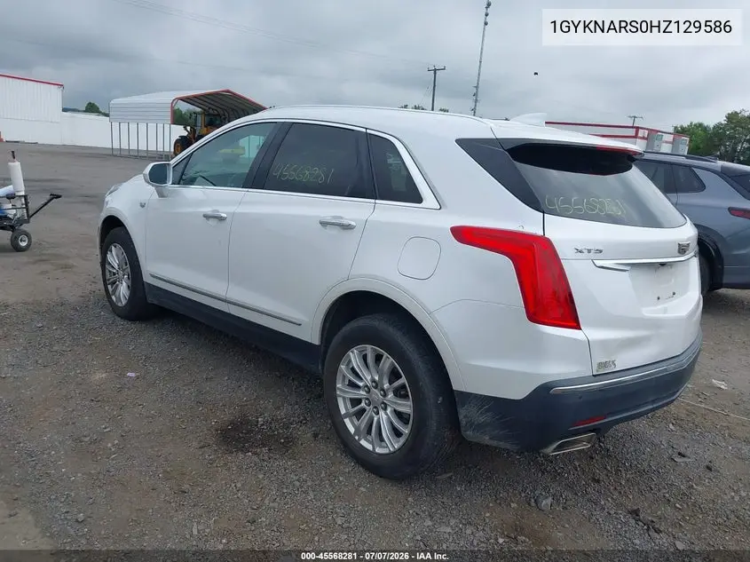 2017 Cadillac Xt5 Standard VIN: 1GYKNARS0HZ129586 Lot: 45568281