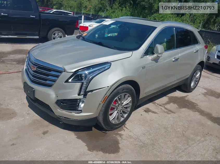 2017 Cadillac Xt5 Luxury VIN: 1GYKNBRS8HZ210793 Lot: 45569914