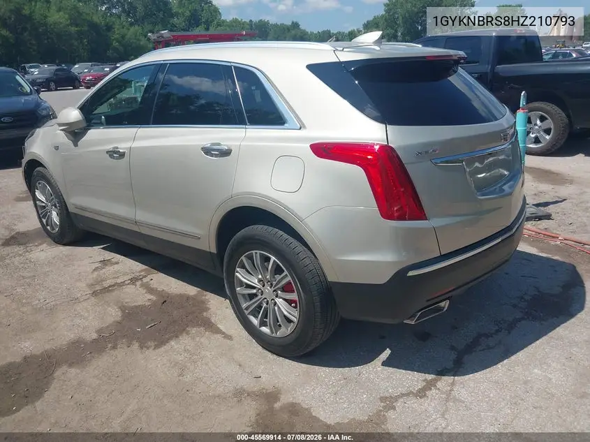 2017 Cadillac Xt5 Luxury VIN: 1GYKNBRS8HZ210793 Lot: 45569914
