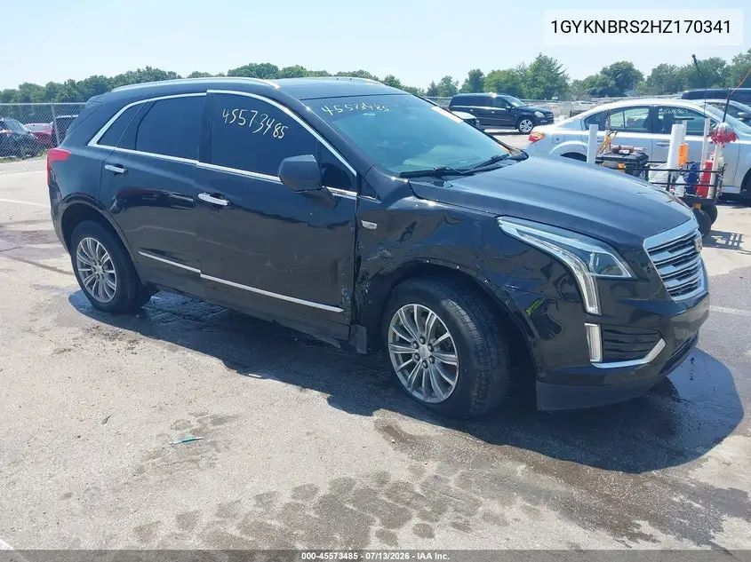 2017 Cadillac Xt5 Luxury VIN: 1GYKNBRS2HZ170341 Lot: 45573485